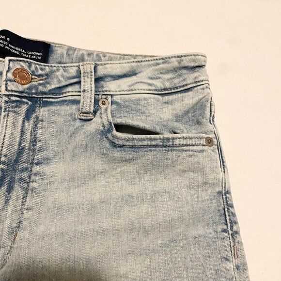 Gap High Rise Universal Leggings Distressed Jeans Womens Size 30 - Picture 4 of 16